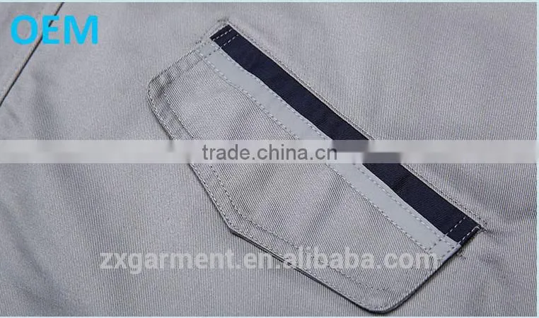 2015 ZX Professional workwear manufacturer canvas work jackets