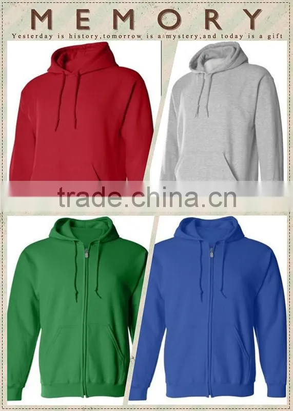 100% Cotton Top Quality Blank Hoodies 2017