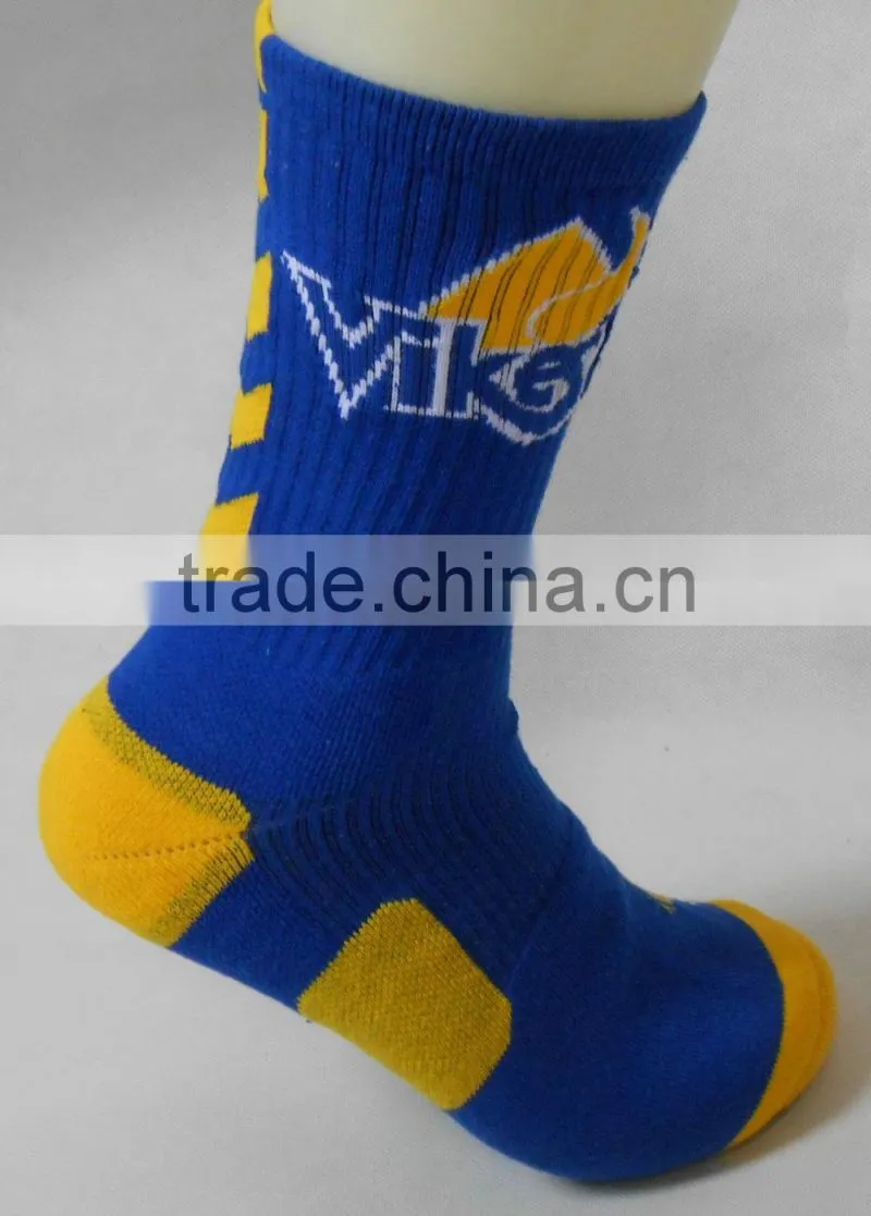 terry sports basketball socks men
