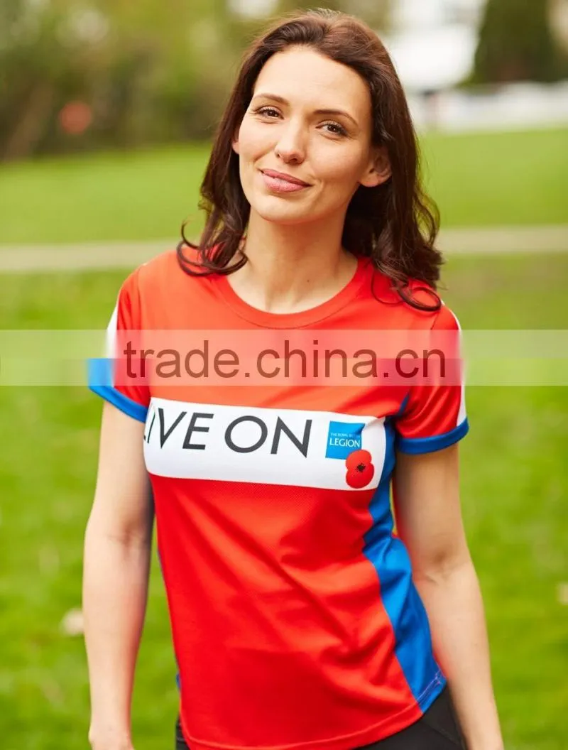 2017 Wholesale dry fit running T shirts