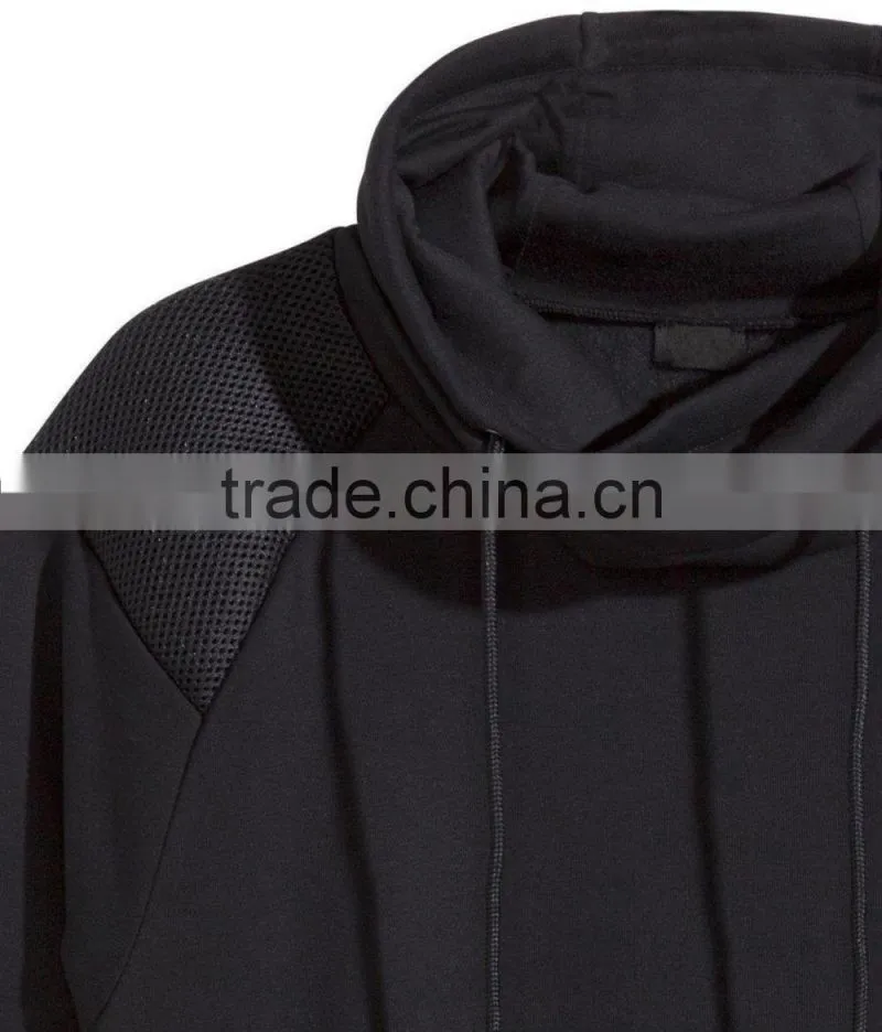custom hooded sweatshirt, chimney collar sweatshirt