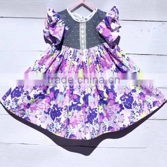 Kids Frock Designs - Easter Dress - Boutique Girl Clothing Floral Dress - Girl Dress