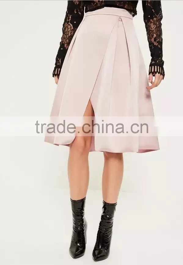 2017 New Fashion Women Vintage Umbrella Style A-Line Midi Skirt