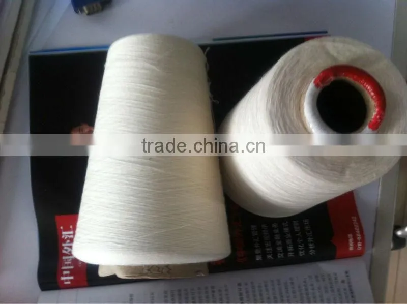 30% Fine suede/ 30% long stapled cotton/40% Mulberry leaf fiber yarn blended yarn Mulberry leaf fiber yarn new kind of yarns