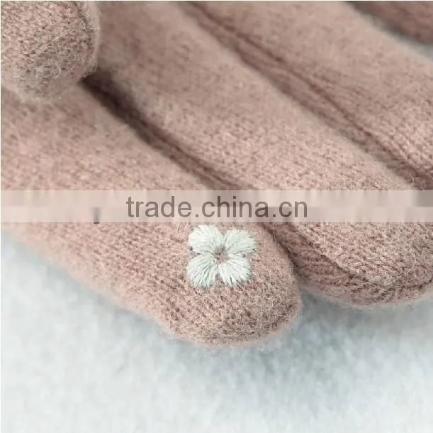 Conductive embroidery touchscreen textile