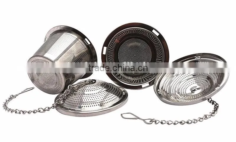 Top quality 304 stainless steel tea ball infuser bulk tea infuser S/M/L