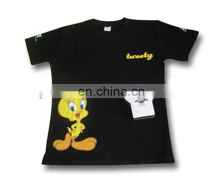 2014 Cotton printed compressed plain t-shirts for gift