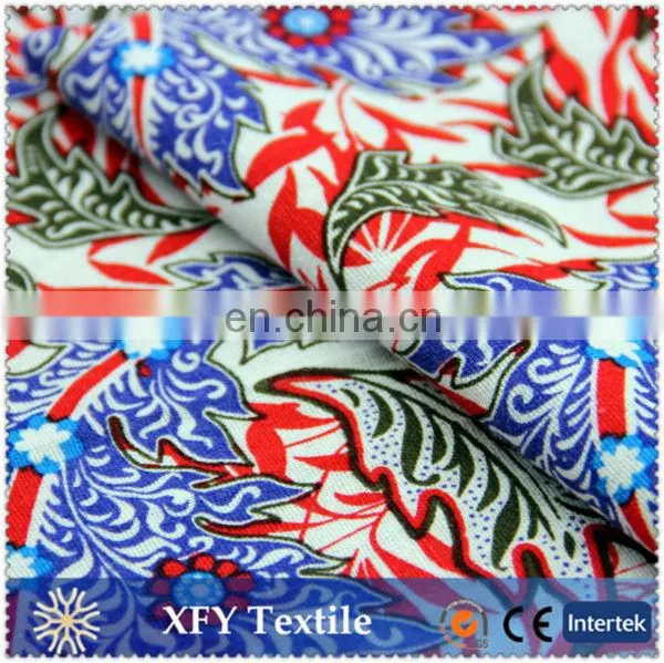 Linen viscose printed fabric for curtain