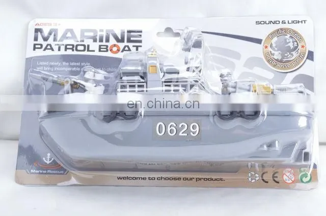 2014 New Product Marine Patrol Boat Plastic Toy