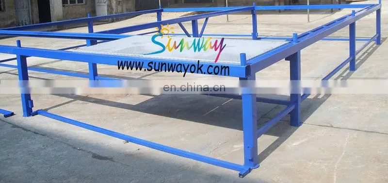 Rectangular Trampoline with Safety Net /high qulity rectangular trampoline jumper