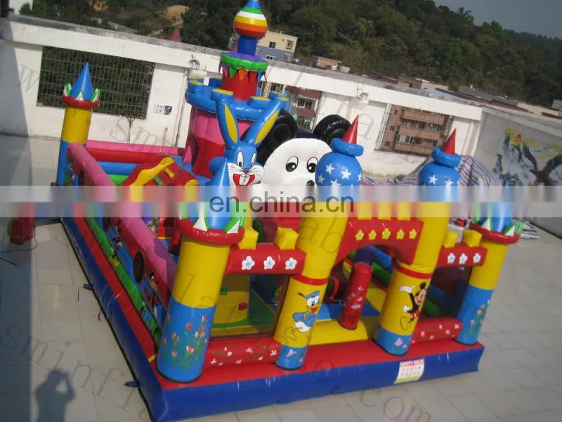 Super Attractive inflatable jumping amusement park/Children play inflatable jumping funcity bouncer
