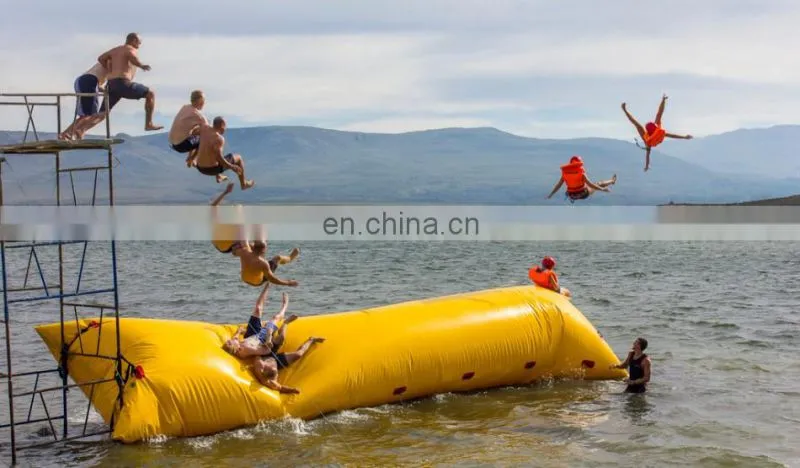 Water pillow Blob jumping game inflatable water catapult blob