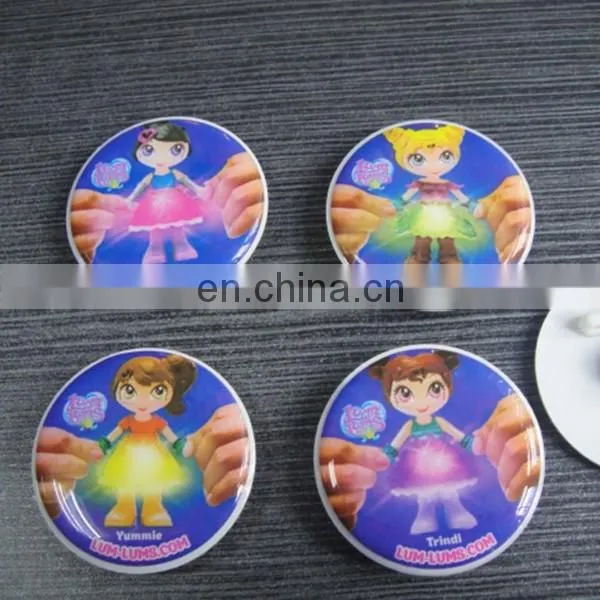 2016 hot selling Wholesale custom Led badges/Light Badges Manufacturer