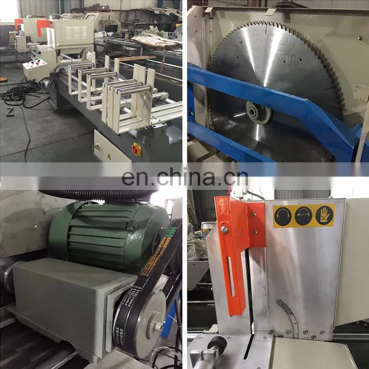 pvc doors and windows making machine Double head cutting saw machine