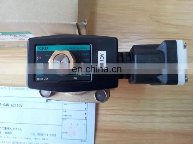 Standard Japan Original CKD Pneumatic Valve 100V AC Solenoid Valve ADK11-25A-04N