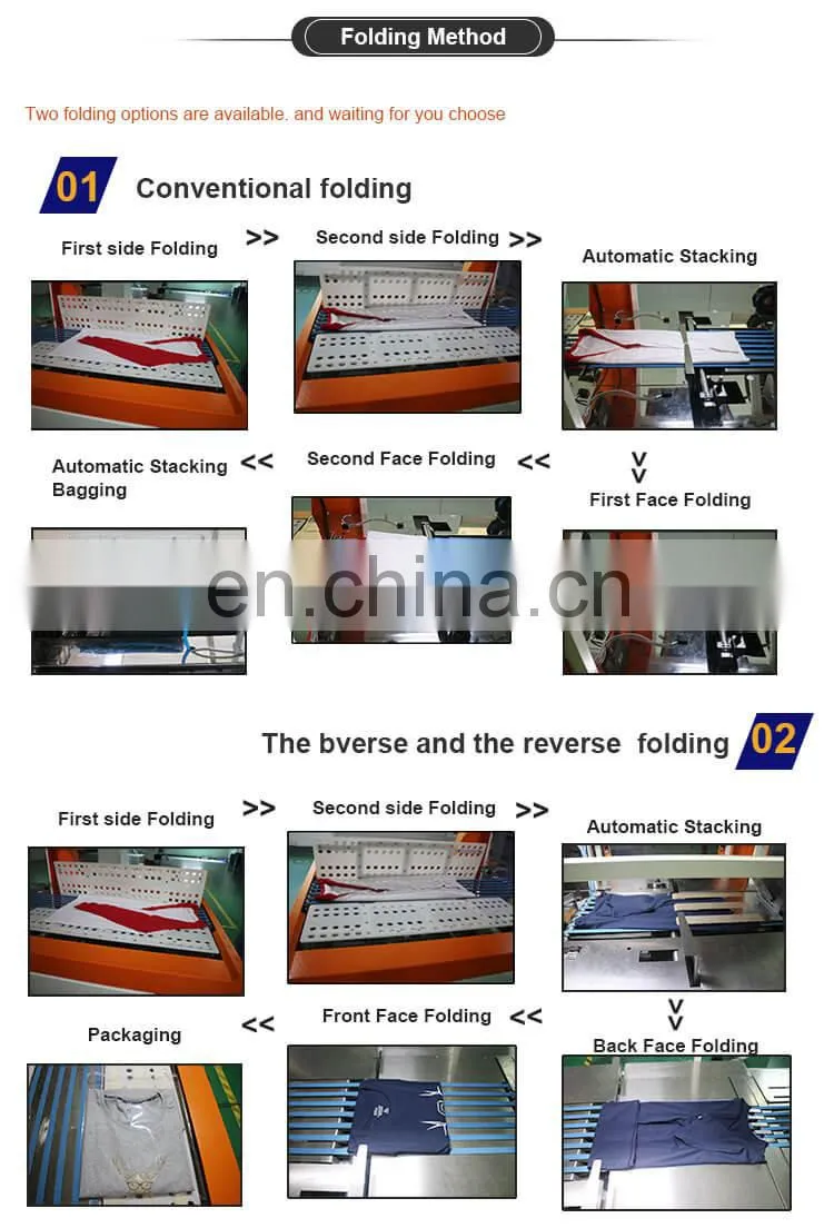 Clear Plastic Bag Pants Shirt Folding Packaging Sealing Machine T Shirt Printing Machine