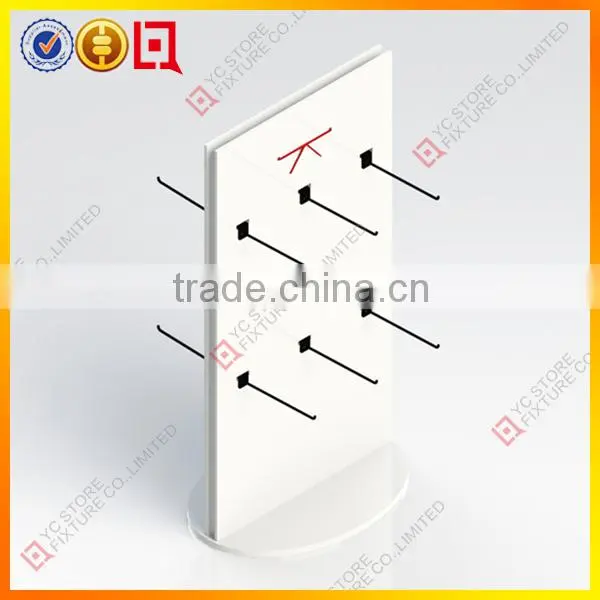 3-Tier metal display for socks with logo