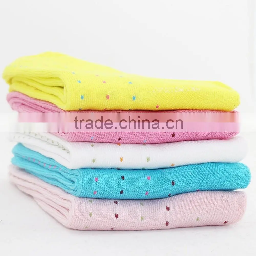 Wholesale custom Jacquard combed cotton men women tube socks