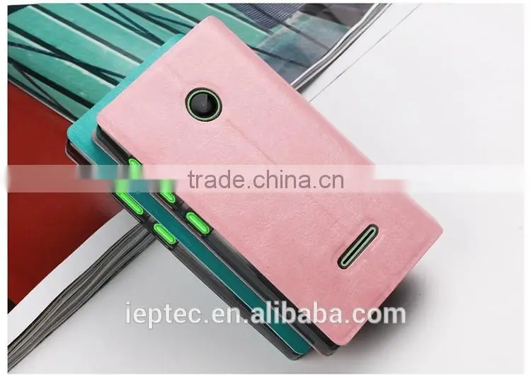 MOFi 7 Colors PU Leather Mobile Phone Flip Cover Cases for Microsoft Lumia 532