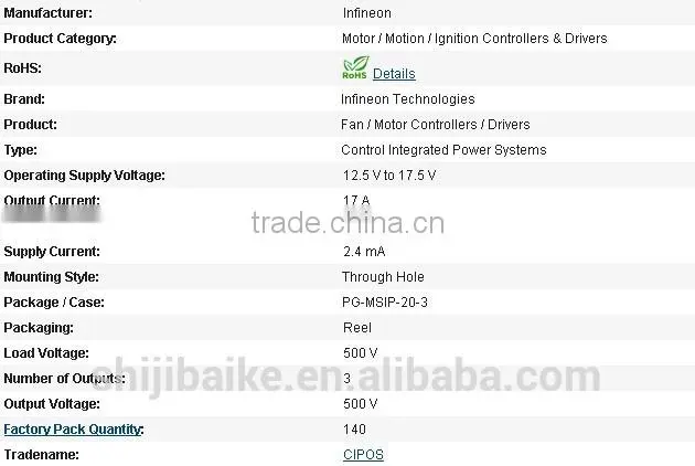 IKCS17F60F2C Control integrated Power System Module