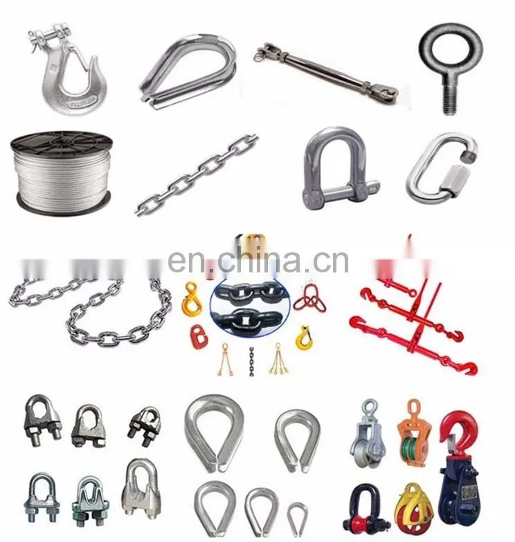 OEM Forging Alloy Steel Ringging Hardwared Galvanized G80 Eye Bend Hook