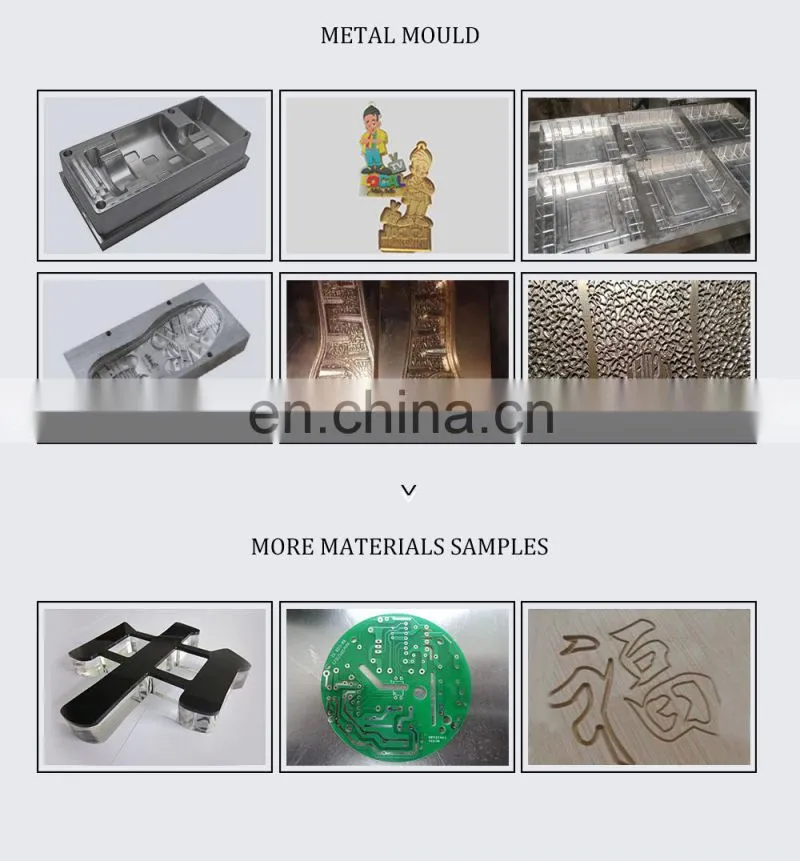 High quality 4040 6060 mold metal engraving mini cnc router for aluminium copper alloy