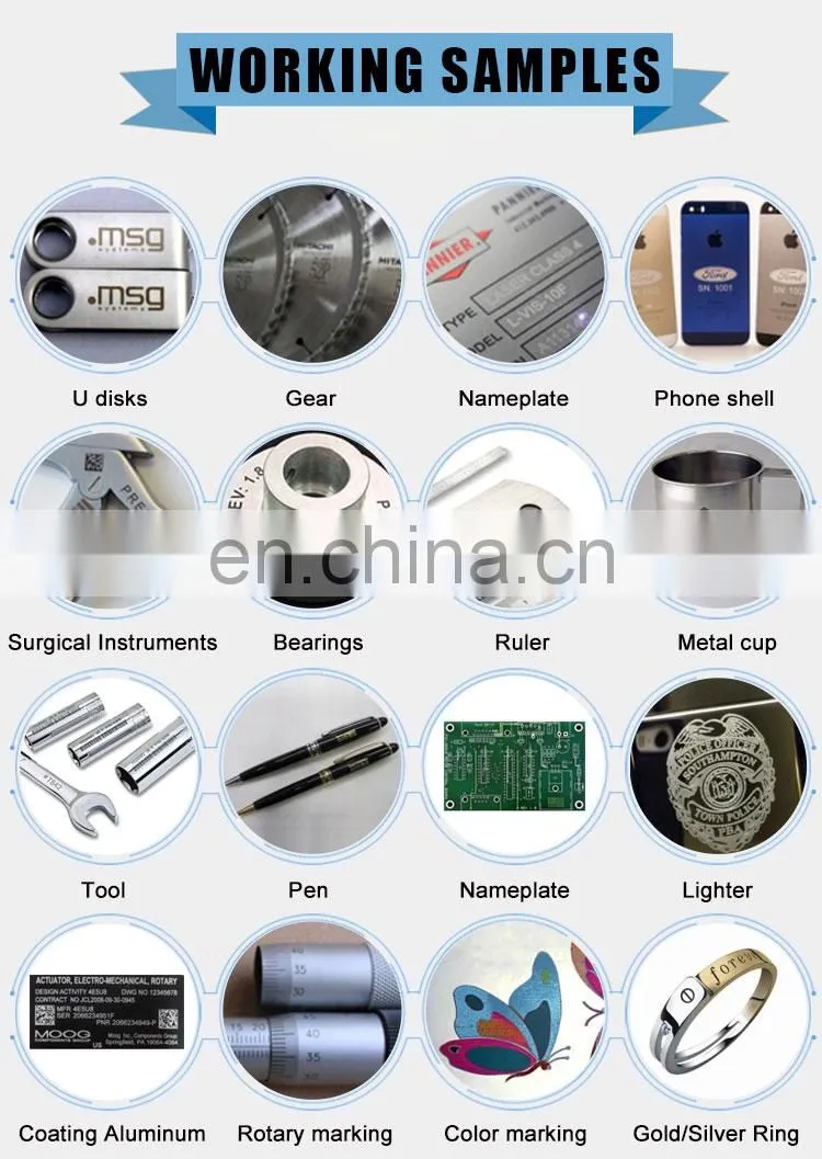 SENKE High Precision MINI Portable Laser Printing Engraving Marking Machine 20W 30W 50W 75W
