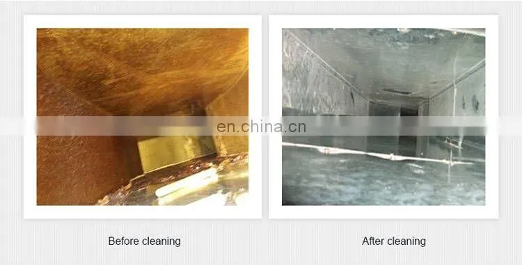 Grease duct cleaning equipment for kitchen oil hood kitchen duct cleaning equipment