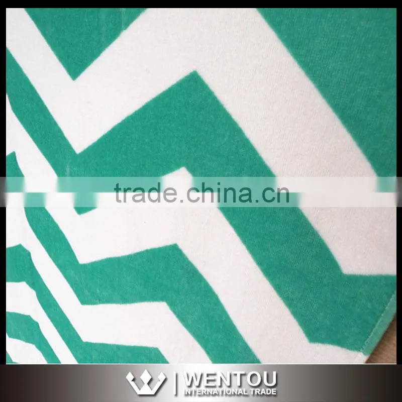 Super Absorbent Microfiber Sports Chevron Bath Towel