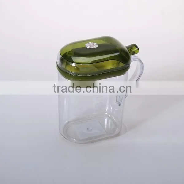 900ml houseware rectangle shaped oil bottle with handle