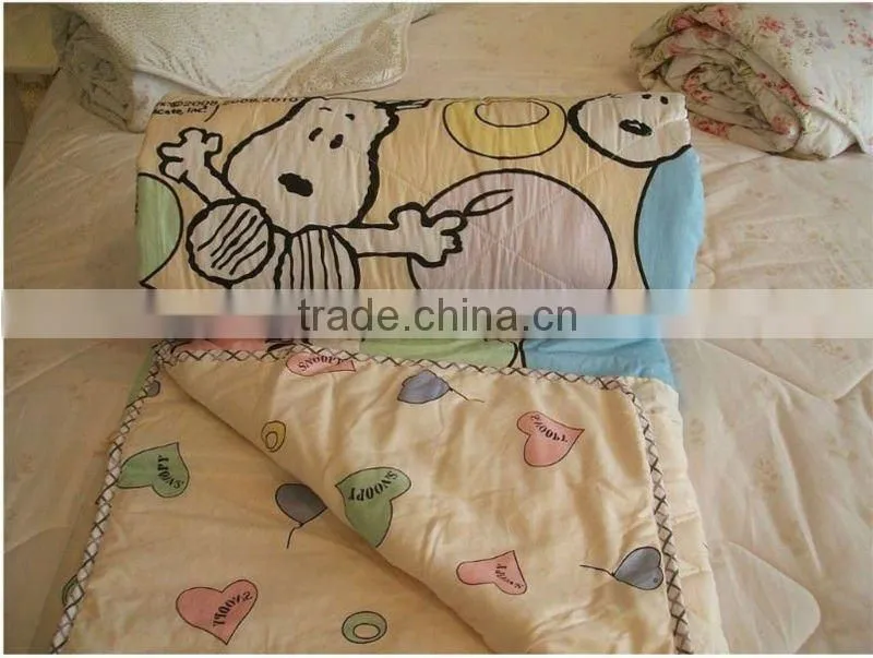 100% cotton summer quilt for kids