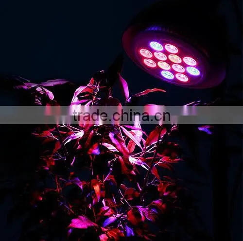 12W LED Grow Light Bulb, Indoor Plant House Plants E27 Led Grow Lights 12W