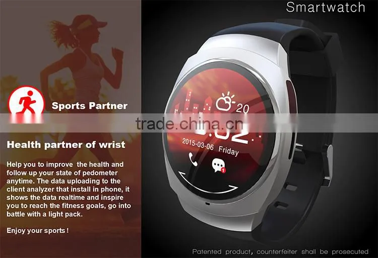 Wholesale Round Smart watches with Sleep monitor for iOS and Android