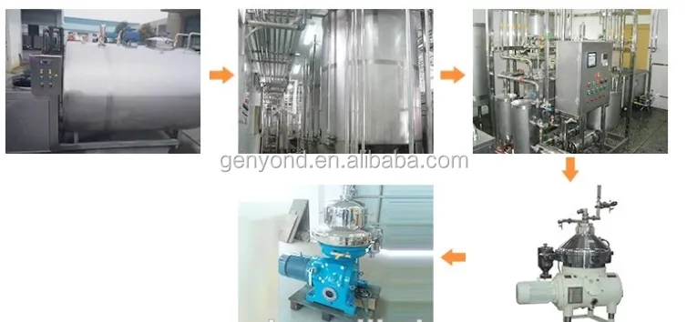 Factory 500L Per Hour Evaporated Milk Making Filling Canning Machine Processing Plant Sweetened Condensed Milk Production Line