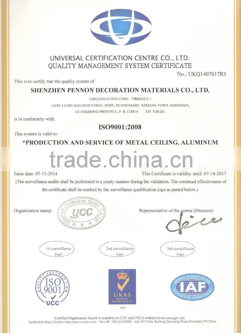 Aluminum Composite Panel Honeycome Ceiling