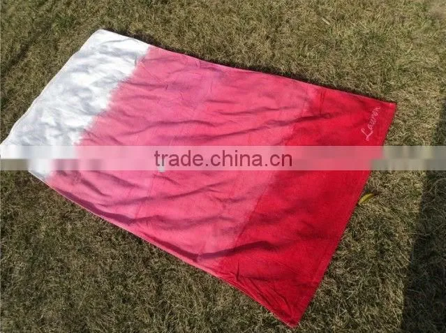 100% cotton velour reactive printed beach towel