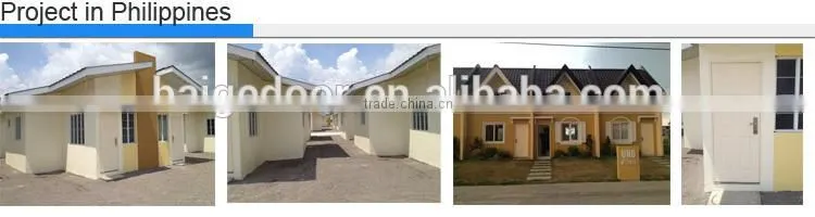 BG-SW305-2 wooden door polish design/ wood wrought iron entry door/ wood door pictures