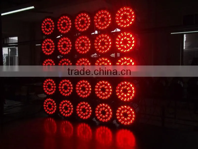 Led wash par light 300W 24*12W RGBW 4in1 Leds AC 100-240V 50/60Hz,beam angle:25 degree ,linear dimming,auto speed quiet fan