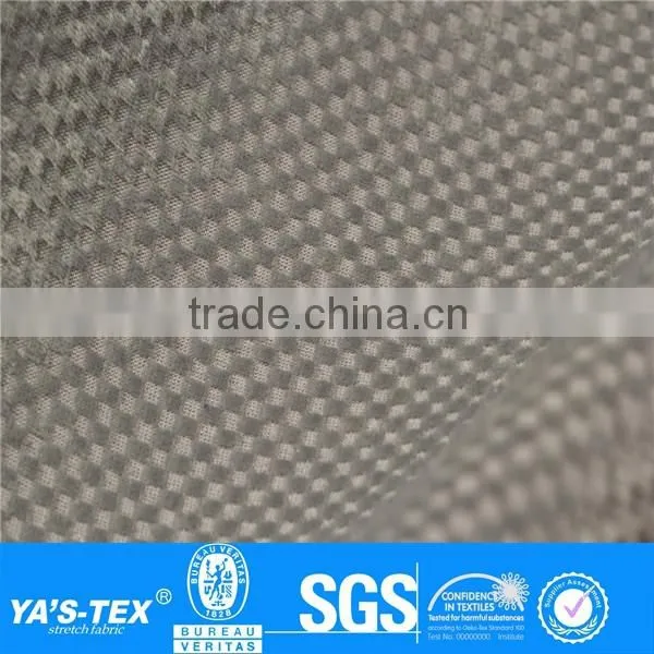 emboss polar fleece 3 layer boned stretch softshell jacket fabric