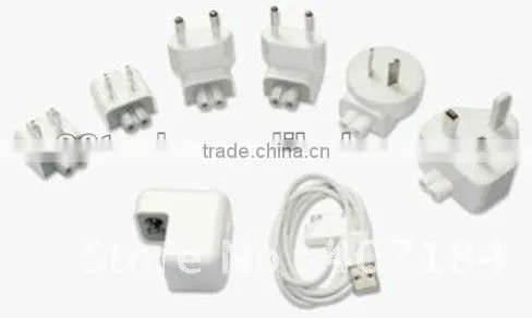 World travel charger Kit For iPhone/iPod/iPad( 1A )