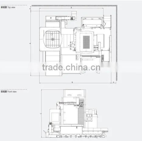 DBM-130B horizontal boring milling machine CNC ;athe machine