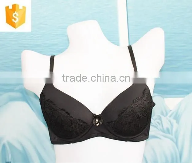 Classical/simple black match garment accessories bra for ladies
