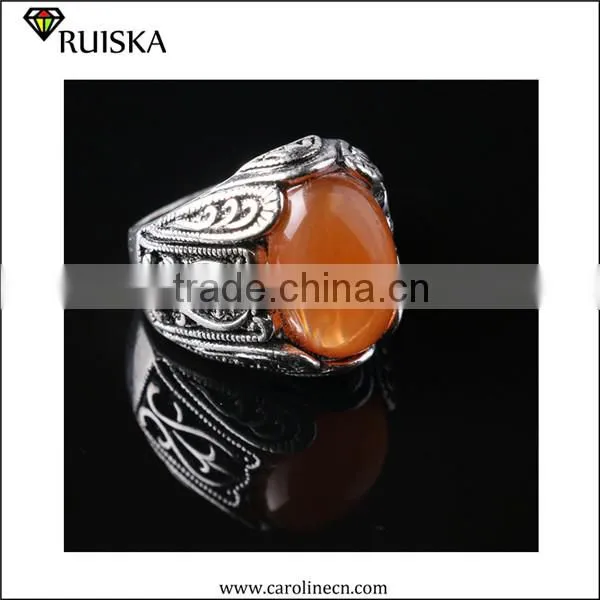 Caroline Fashion Vintage Filigree Single Stone Ring Designs