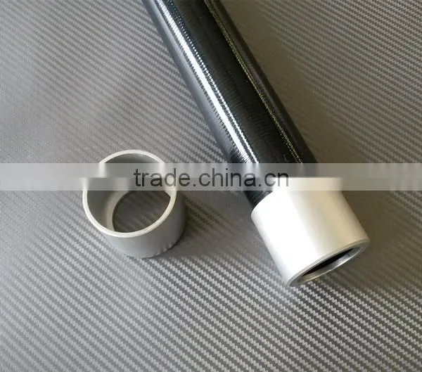 Aluminum end cap using for window cleaning telescopic pole
