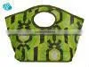 PP woven punched Handle Bag round handle punched pp woven shopping bag