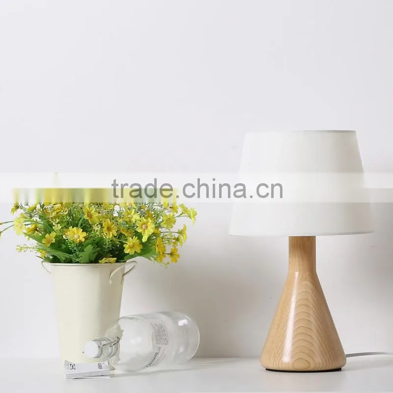 Modern Solid Wood Base Light Table Lamp Small Decorative LED Wood table lamp LED Wood table Light JK-879-19