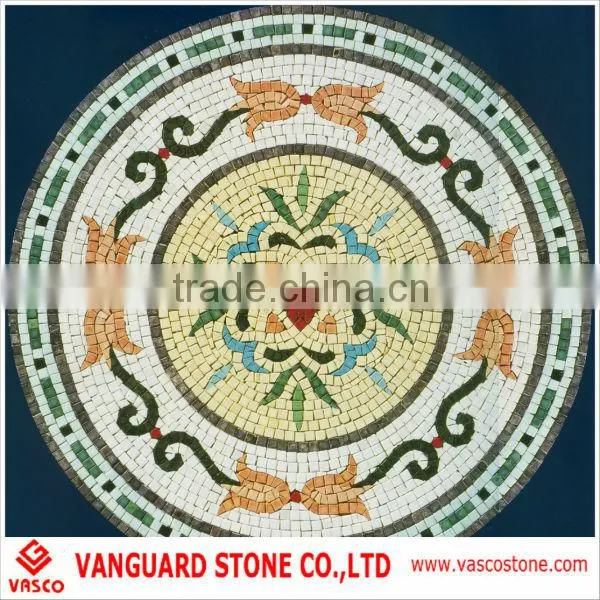 China Cheap Marble Mosaic Floor Medallion