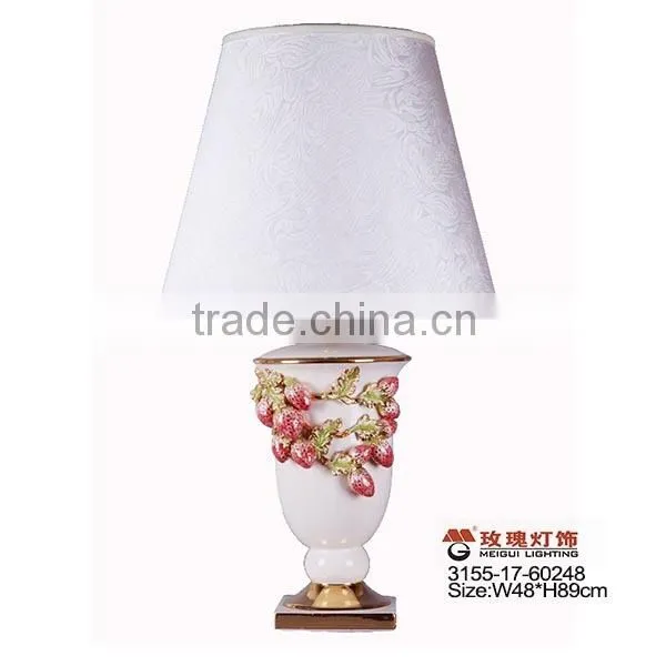 ceramic strawberry table lamp