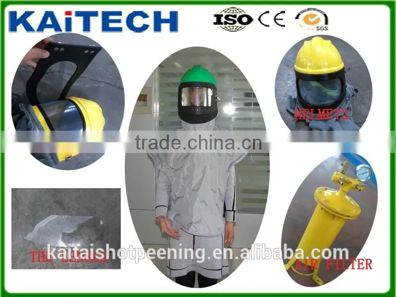 Sand blasting cap