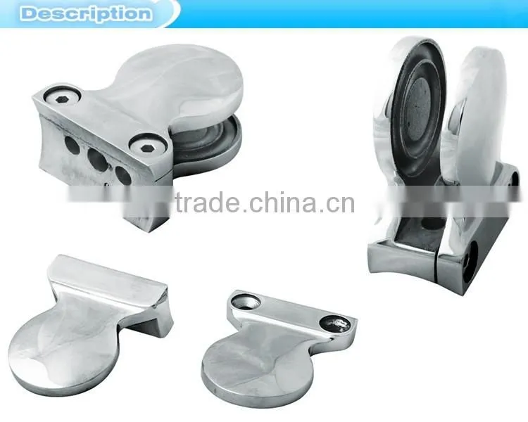 GC-10 stainless steel glass railing clamp/stainless steel glass clips